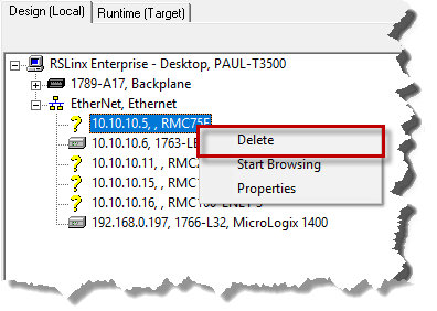 Using FactoryTalk View with the RMC