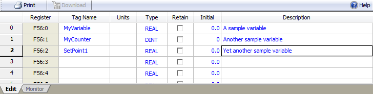 Variables